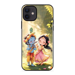 Little Cute Shree Radha Krishna Apple Iphone 12 Mini