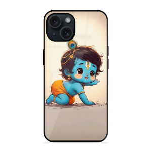 Cute Little Shree Krishna Apple Iphone 15