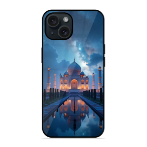 Night Taj Mahal Apple Iphone 15