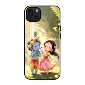 Little Cute Shree Radha Krishna Apple Iphone 15 Plus