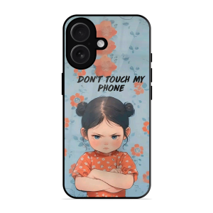 Cute Little Angry Girl Apple Iphone 16 Plus