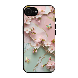 Flower With Butterfly Apple Iphone 16E