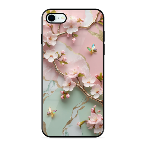 Flower With Butterfly Apple Iphone 8