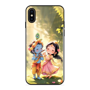 Little Cute Shree Radha Krishna Apple Iphone X