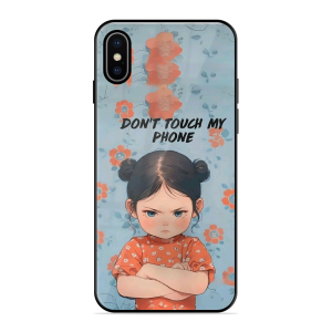 Cute Little Angry Girl Apple Iphone X