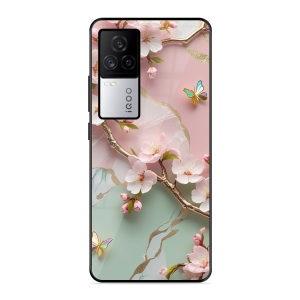 Flower With Butterfly Iqoo 7 Legend 5G