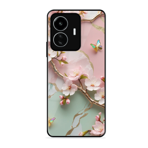 Flower With Butterfly Iqoo Z6 Lite
