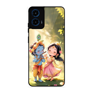 Little Cute Shree Radha Krishna Motorola Moto G45 5G