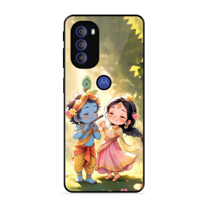 Little Cute Shree Radha Krishna Motorola Moto G71 5G