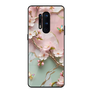 Flower With Butterfly Oneplus 8 Pro