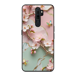 Flower With Butterfly Oppo A5 2020