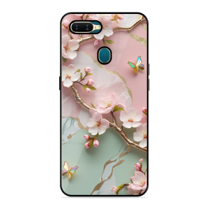 Flower With Butterfly Oppo A7