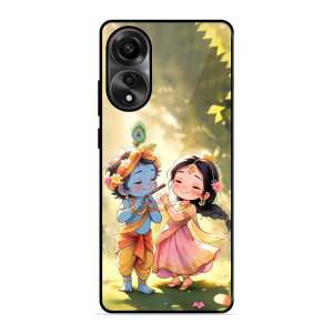 Little Cute Shree Radha Krishna Oppo A78 4G