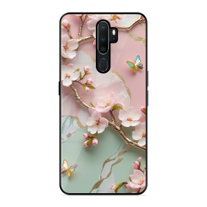 Flower With Butterfly Oppo A9 2020