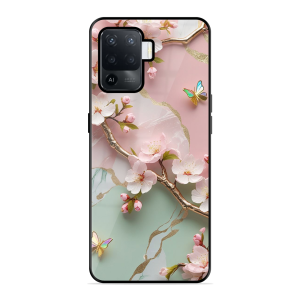 Flower With Butterfly Oppo F19 Pro