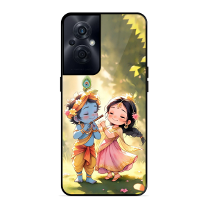 Little Cute Shree Radha Krishna Oppo F21S Pro 5G