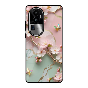 Flower With Butterfly Oppo Reno 10 Proplus 5G