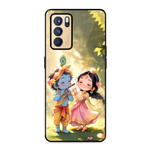 Little Cute Shree Radha Krishna Oppo Reno 6 Pro 5G