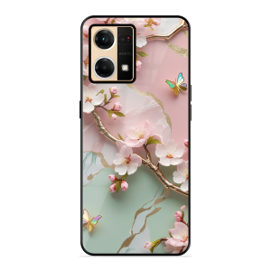 Flower With Butterfly Oppo Reno 7 4G