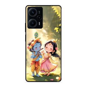 Little Cute Shree Radha Krishna Poco F5 5G