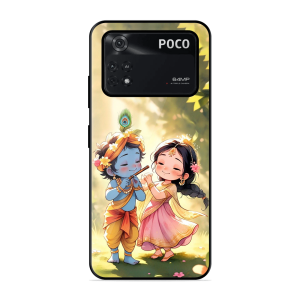 Little Cute Shree Radha Krishna Poco M4 Pro 4G