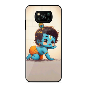 Cute Little Shree Krishna Poco X3 Pro