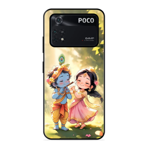 Little Cute Shree Radha Krishna Poco X4 Pro 5G
