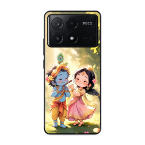 Little Cute Shree Radha Krishna Poco X6 Pro 5G