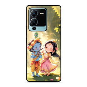 Little Cute Shree Radha Krishna Vivo V25 Pro 5G