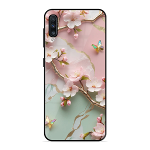 Flower With Butterfly Samsung Galaxy A70