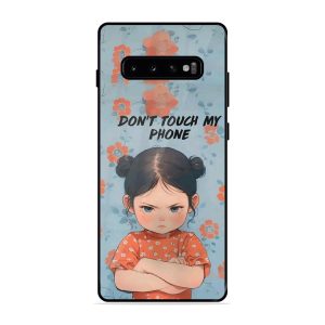 Cute Little Angry Girl Samsung Galaxy S10 Plus