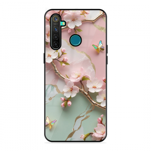 Flower With Butterfly Realme 5 Pro