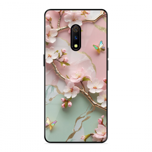 Flower With Butterfly Realme X