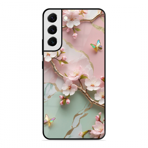 Flower With Butterfly Samsung Galaxy S22 Plus