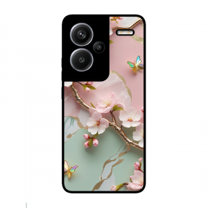 Flower With Butterfly Xiaomi Redmi Note 13 Pro Plus 5G