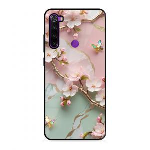 Flower With Butterfly Xiaomi Redmi Note 8