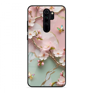 Flower With Butterfly Xiaomi Redmi Note 8 Pro