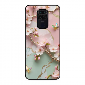 Flower With Butterfly Xiaomi Redmi Note 9