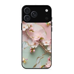 Flower With Butterfly Apple Iphone 17 Pro